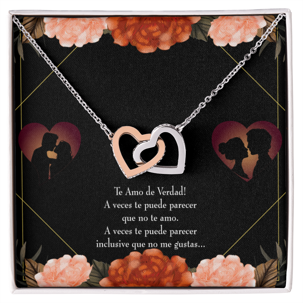 To My Girlfriend Te Amo Inseparable Necklace-Express Your Love Gifts