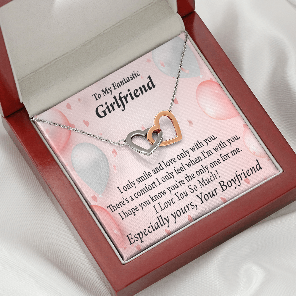 To My Girlfriend The Only One For Me Inseparable Necklace-Express Your Love Gifts