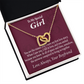 To My Girlfriend The Reason For First Love Story Inseparable Necklace-Express Your Love Gifts