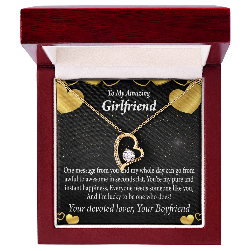 Will You Be My Girlfriend Gift-Forever Love Necklace – PreciousGifts4u