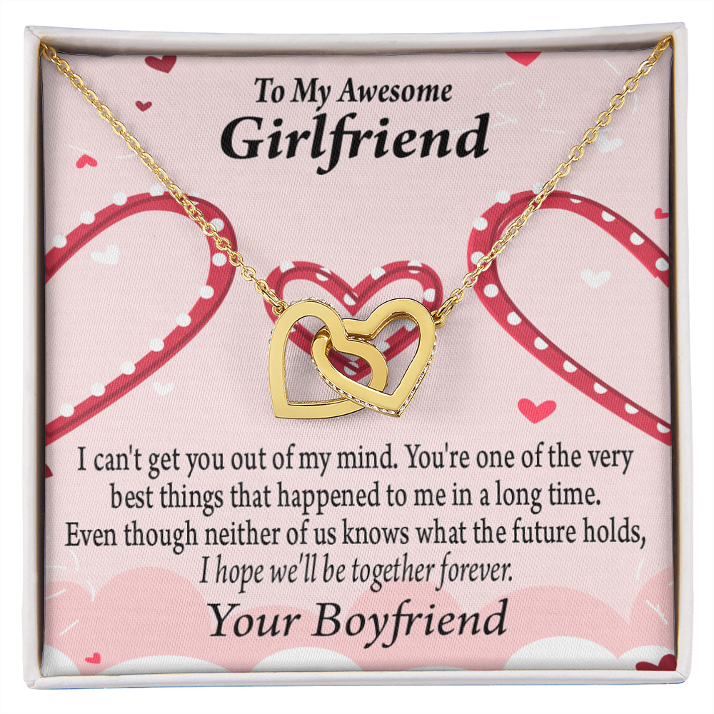 To My Girlfriend We'll Be Together Forever Inseparable Necklace-Express Your Love Gifts