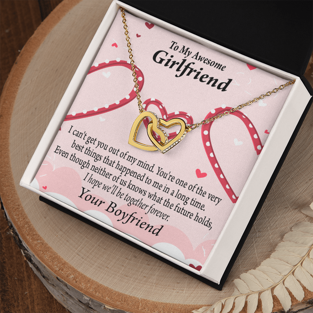 To My Girlfriend We'll Be Together Forever Inseparable Necklace-Express Your Love Gifts