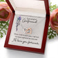 To My Girlfriend When I Look in Your Eyes Inseparable Necklace-Express Your Love Gifts