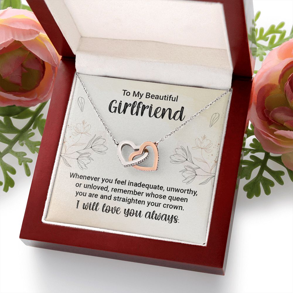 To My Girlfriend Whenever You Feel Inadequate Inseparable Necklace-Express Your Love Gifts