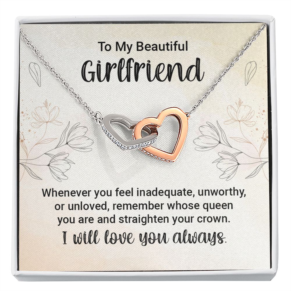 To My Girlfriend Whenever You Feel Inadequate Inseparable Necklace-Express Your Love Gifts