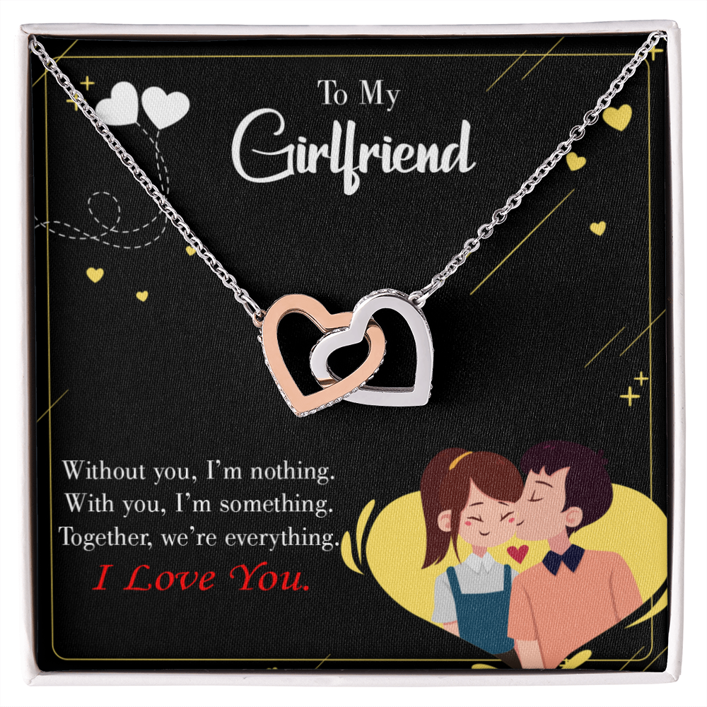 To My Girlfriend Without You I Am Nothing Inseparable Necklace-Express Your Love Gifts