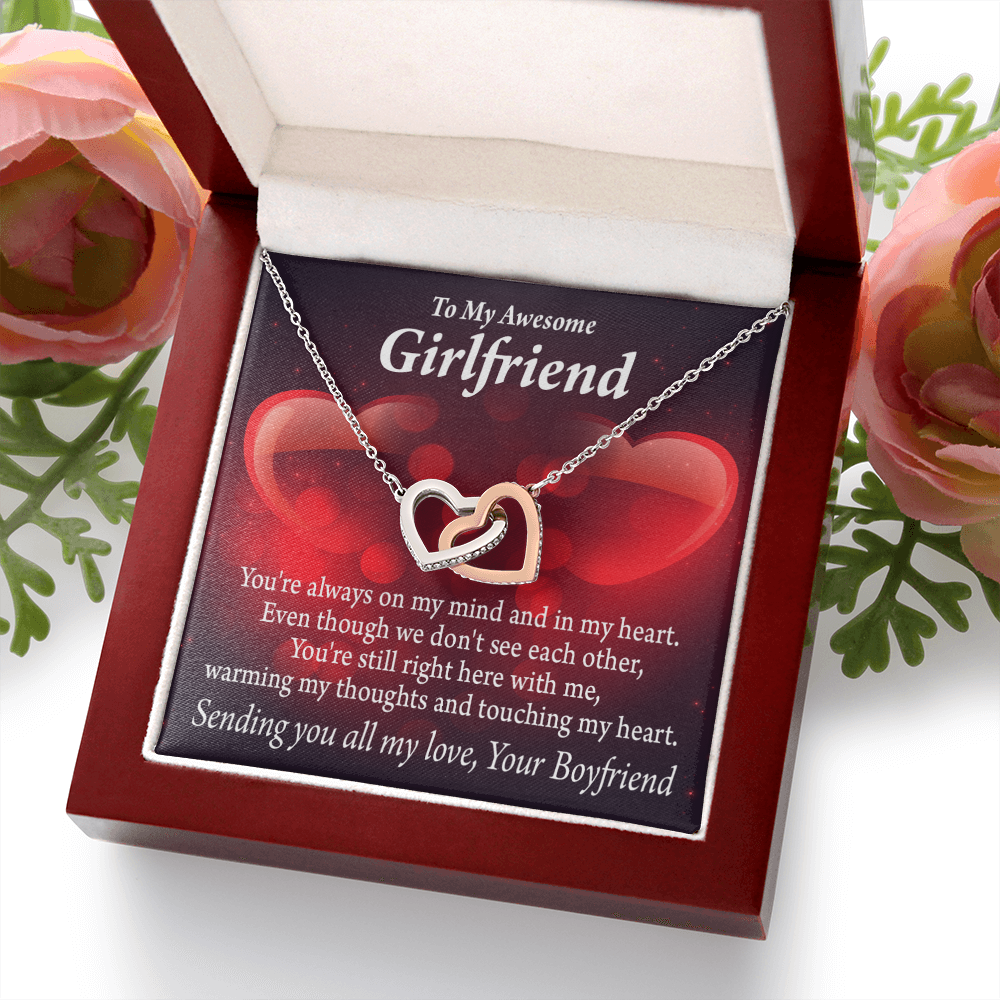 Girlfriend Necklace, To My Better Half, You Are My Better Half, Romant –  Rakva