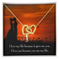 To My Girlfriend You Are My Life Inseparable Necklace-Express Your Love Gifts