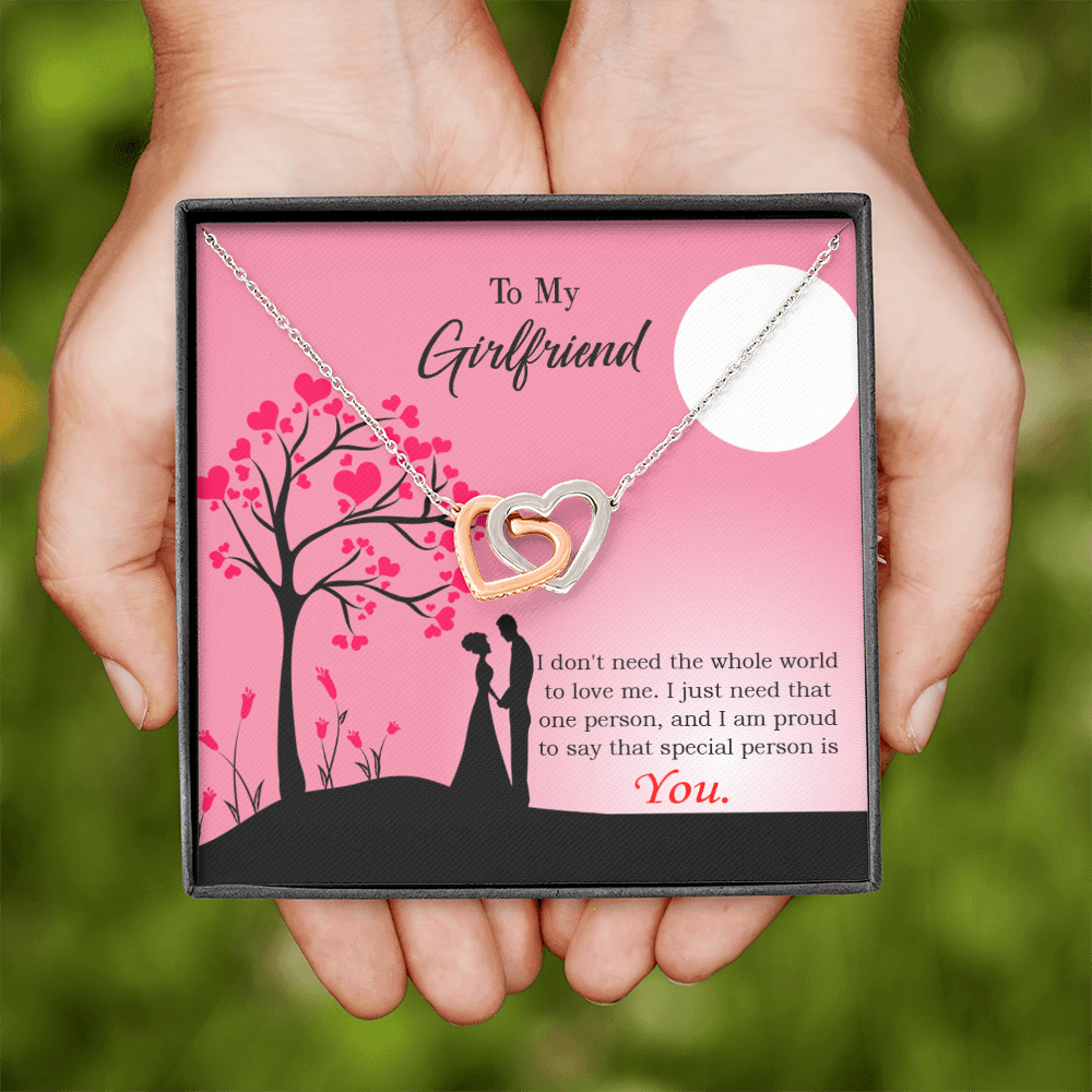 To My Girlfriend You Are the Only Special Person to Me Inseparable Nec -  Express Your Love Gifts