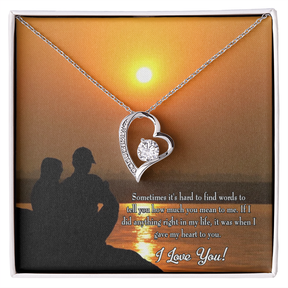 Buy EFYTAL Valentines Day Gift for Girlfriend or Wife, 925 Sterling Silver  Infinity and Heart Necklace For Her, I Love You Jewelry Gifts for Women,  Romantic Gift Ideas, Forever Valentine Online at