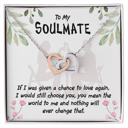 To My Girlfriend You Mean the World to Me Inseparable Necklace-Express Your Love Gifts