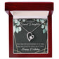 To My Granddaughter Happy Birthday Granddaughter Forever Necklace w Message Card-Express Your Love Gifts