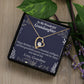 To My Granddaughter Kind Grandchild Birthday Message From Grandma Forever Necklace w Message Card-Express Your Love Gifts