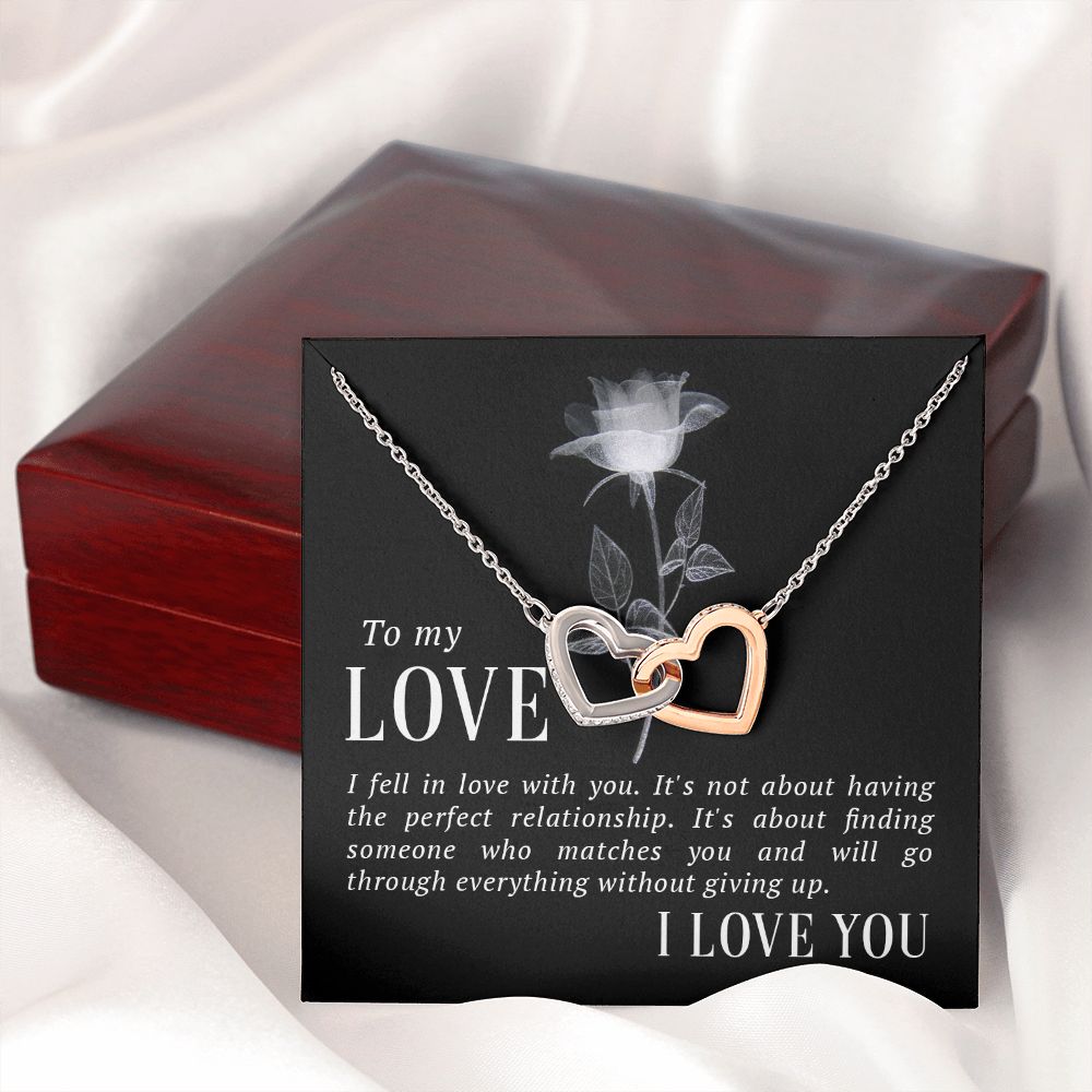 To My Love I Fell in Love Inseparable Necklace-Express Your Love Gifts