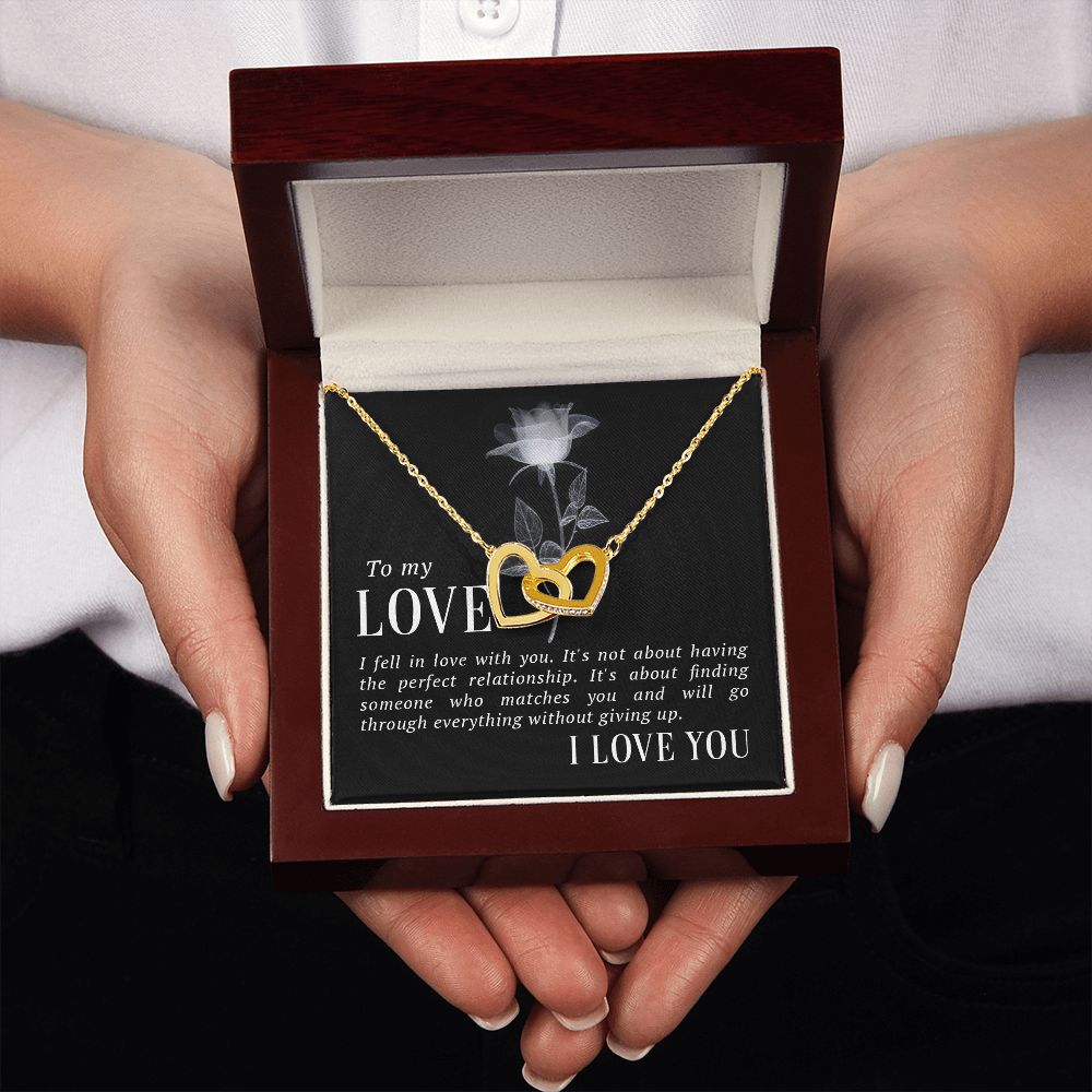 To My Love I Fell in Love Inseparable Necklace-Express Your Love Gifts