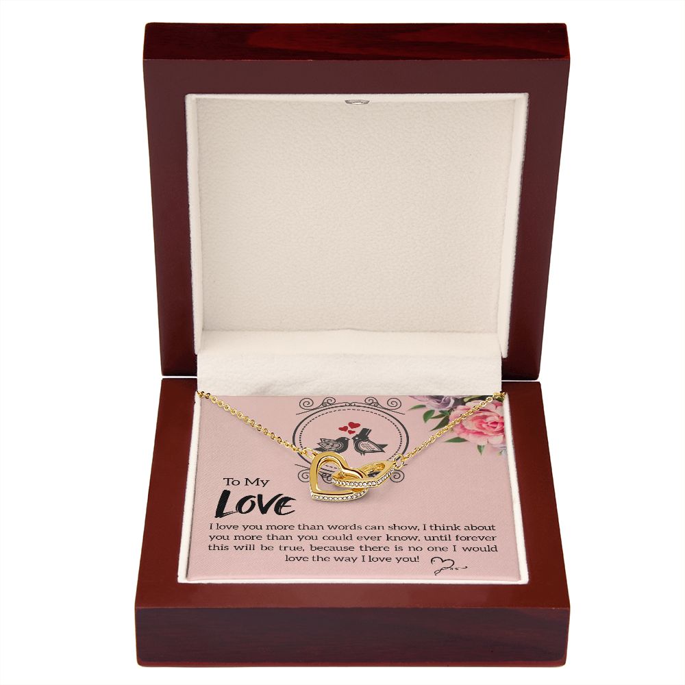 To My Love I Love You More Inseparable Necklace-Express Your Love Gifts