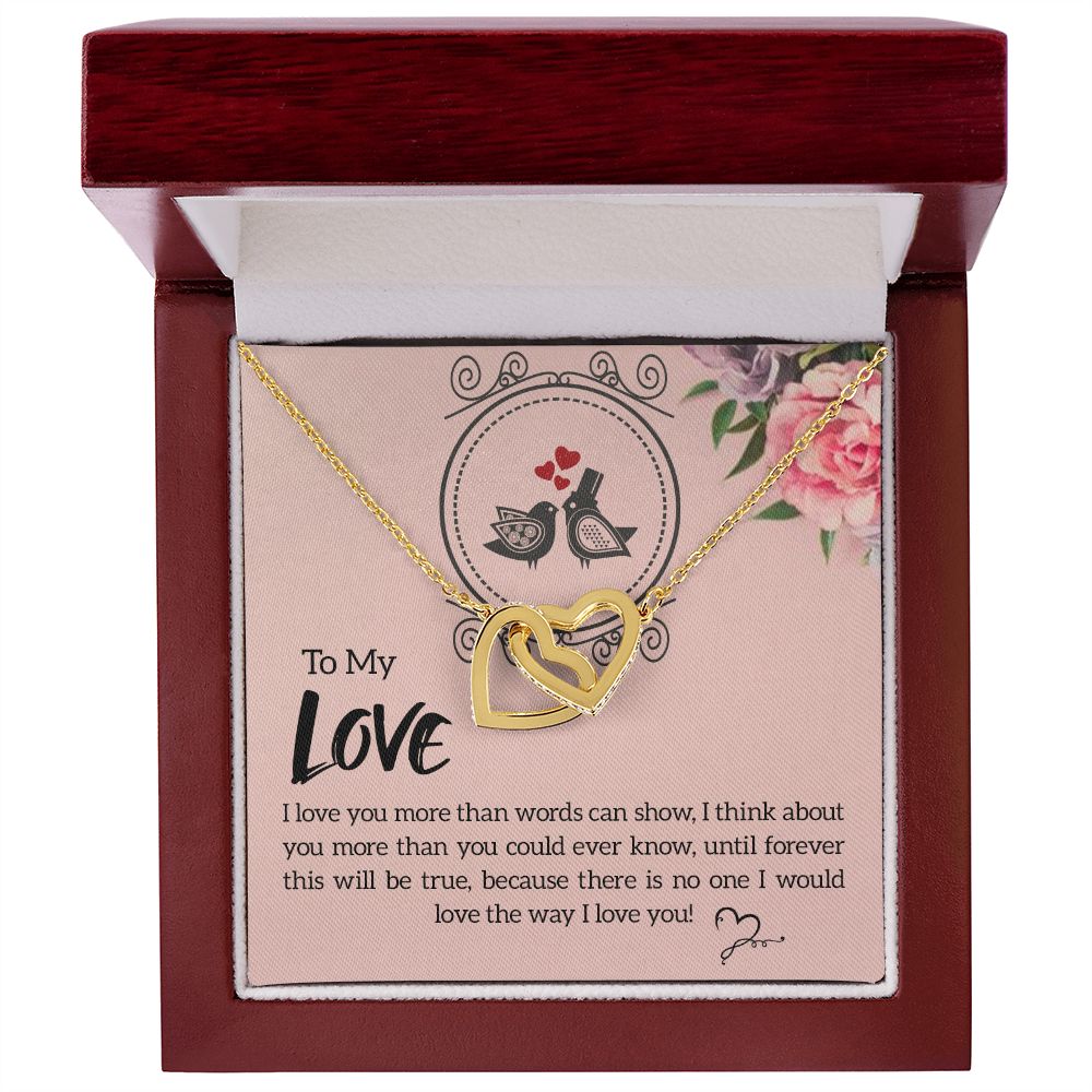 To My Love I Love You More Inseparable Necklace-Express Your Love Gifts