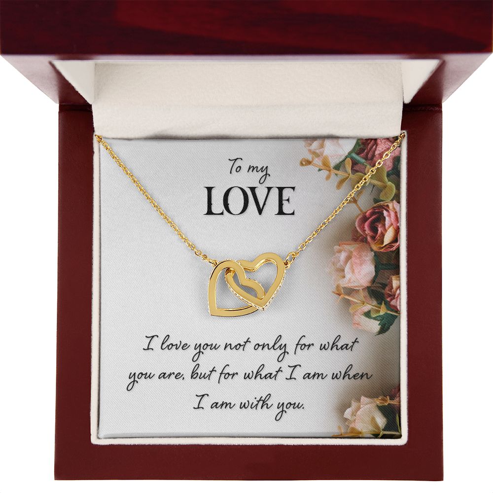 To My Love I Love You Not Only Inseparable Necklace-Express Your Love Gifts