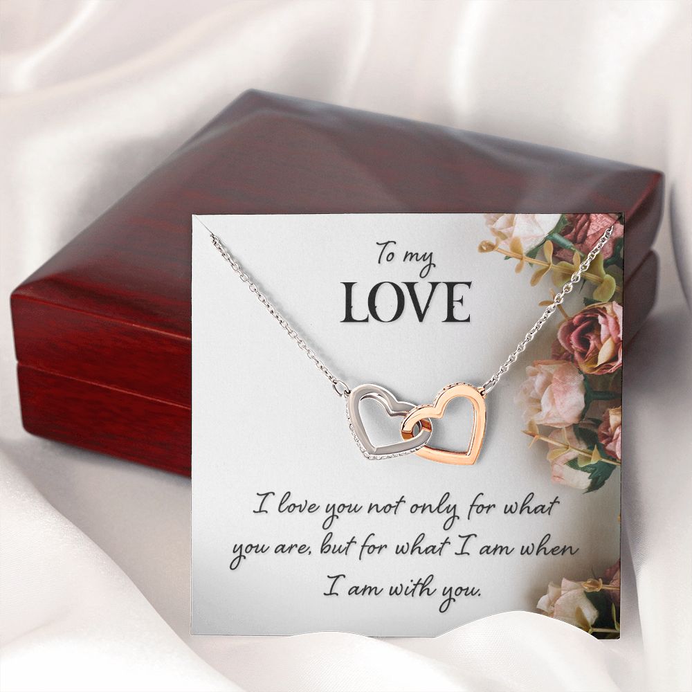 To My Love I Love You Not Only Inseparable Necklace-Express Your Love Gifts