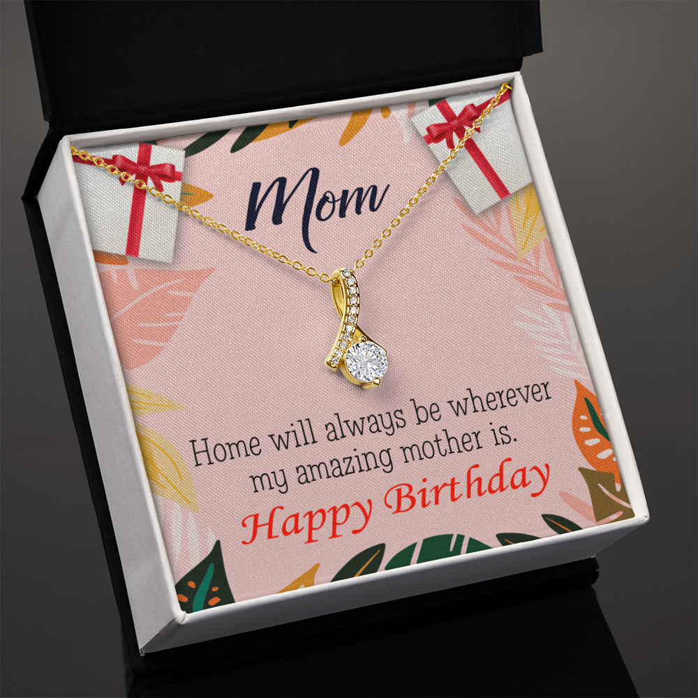 To My Mom Gift Card for Birthday. Message Birthday Mom Card 