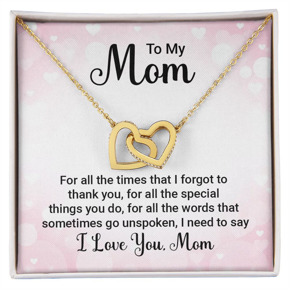 To My Mom For All The Times Inseparable Necklace-Express Your Love Gifts