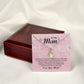 To My Mom Thank You For the Greatest Mom Alluring Ribbon Necklace Message Card-Express Your Love Gifts