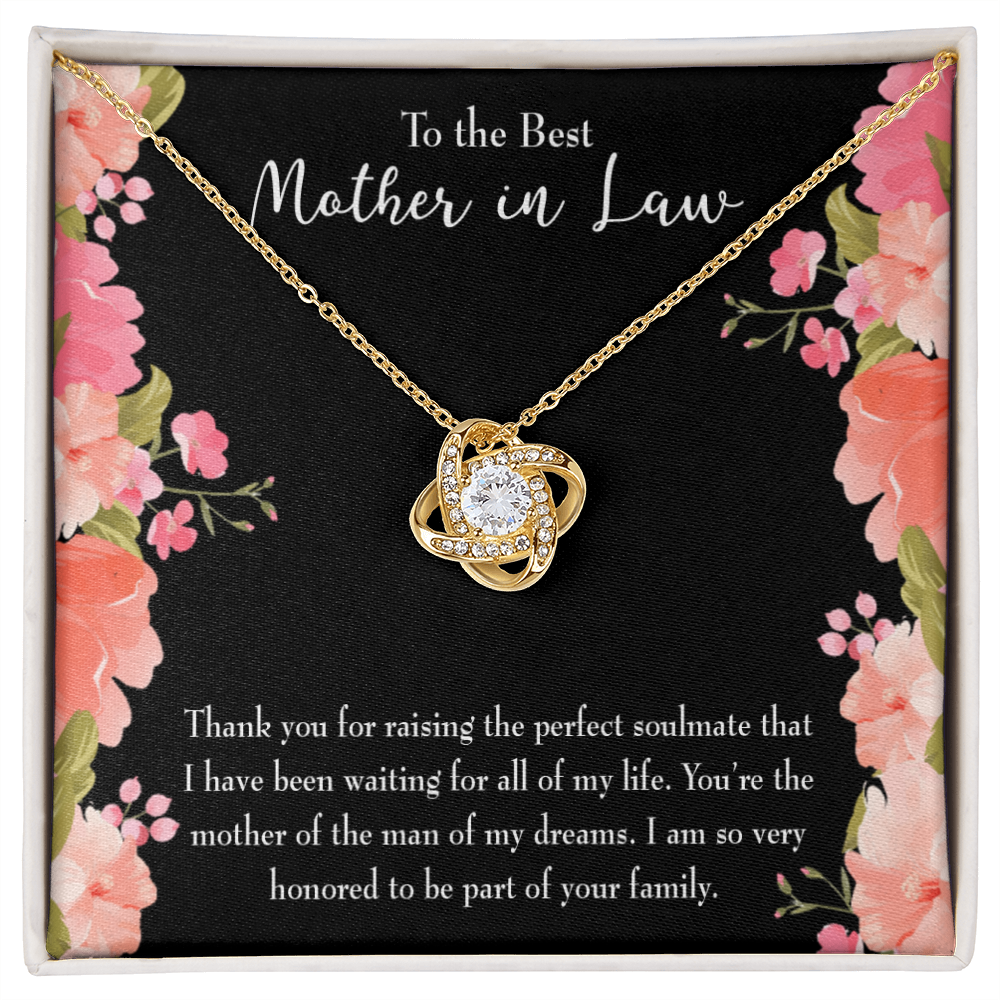 To My Mom Thank You For the Greatest Mom Infinity Knot Necklace Messag -  Express Your Love Gifts