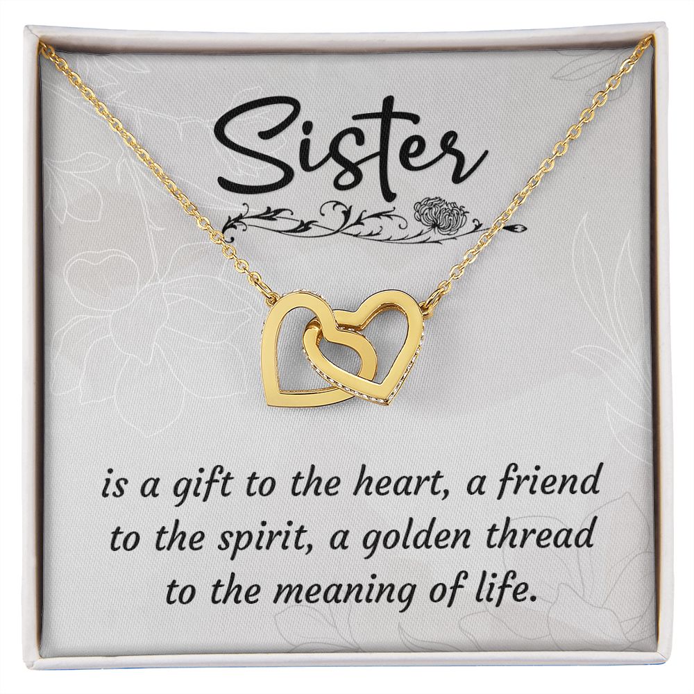 A Sister is a Gift Love Knot Necklace | To Sister – Marvel Hairs