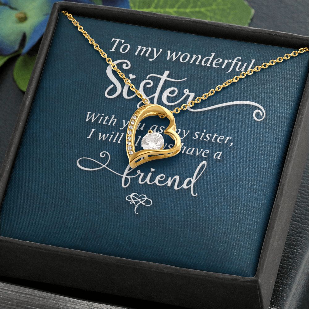 Unbiological Sister - Forever - Infinity Necklace – Belesmé - Memorable  Jewelry Gifts