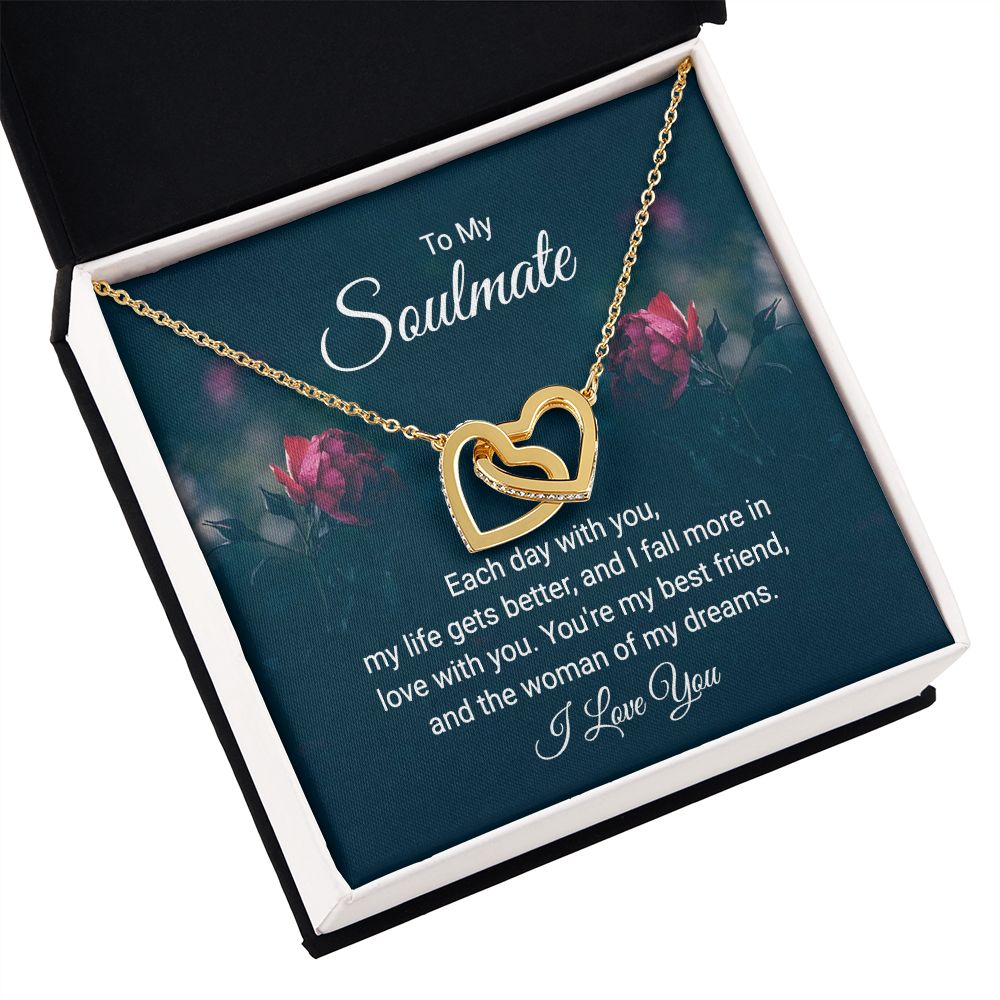 To My Soulmate Each Day With You Inseparable Necklace-Express Your Love Gifts