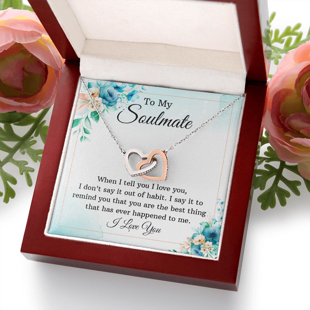 To My Soulmate When I Tell You I Love You Inseparable Necklace-Express Your Love Gifts