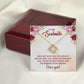 To My Soulmate You're My Best Friend Infinity Knot Necklace Message Card-Express Your Love Gifts