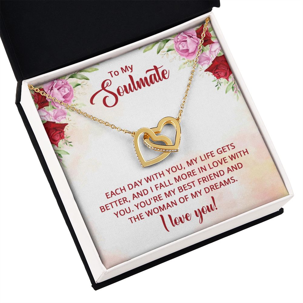 To My Soulmate You're My Best Friend Inseparable Necklace-Express Your Love Gifts