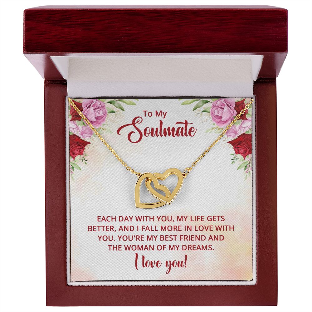 To My Soulmate You're My Best Friend Inseparable Necklace-Express Your Love Gifts