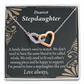 To My Stepdaughter Family Reminder Inseparable Necklace-Express Your Love Gifts