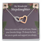 To My Stepdaughter Heart Keeper Inseparable Necklace-Express Your Love Gifts