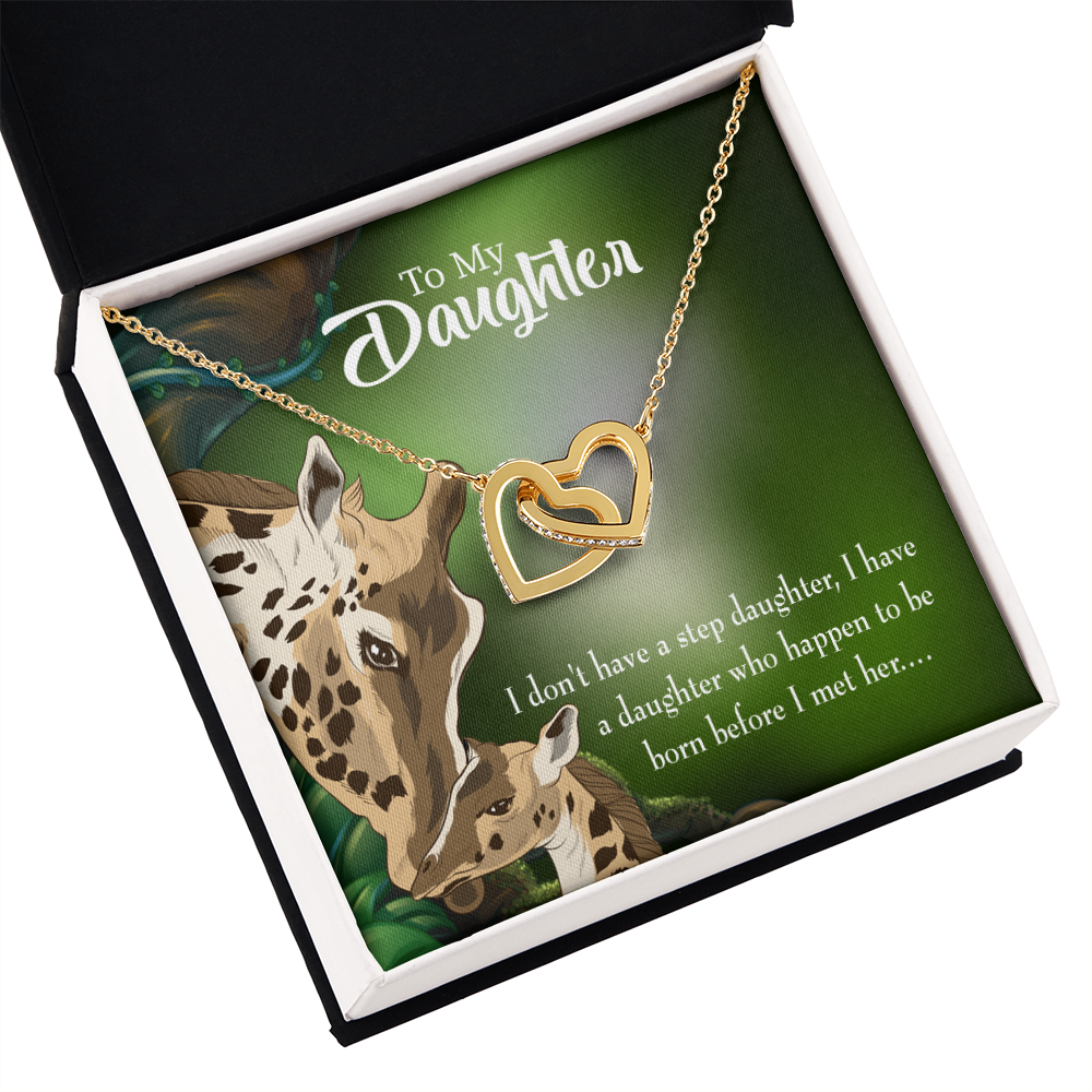 To My Stepdaughter I Have a Daughter From Mom Inseparable Necklace-Express Your Love Gifts