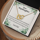To My Stepdaughter Keep Your Dreams Alive From Dad Inseparable Necklace-Express Your Love Gifts