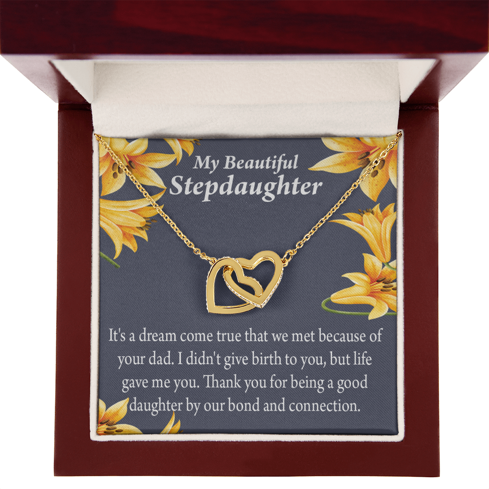 To My Stepdaughter Life's Gift Inseparable Necklace-Express Your Love Gifts