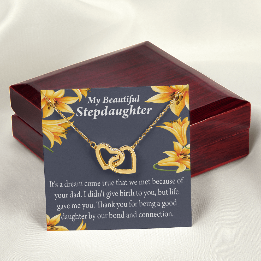 To My Stepdaughter Life's Gift Inseparable Necklace-Express Your Love Gifts