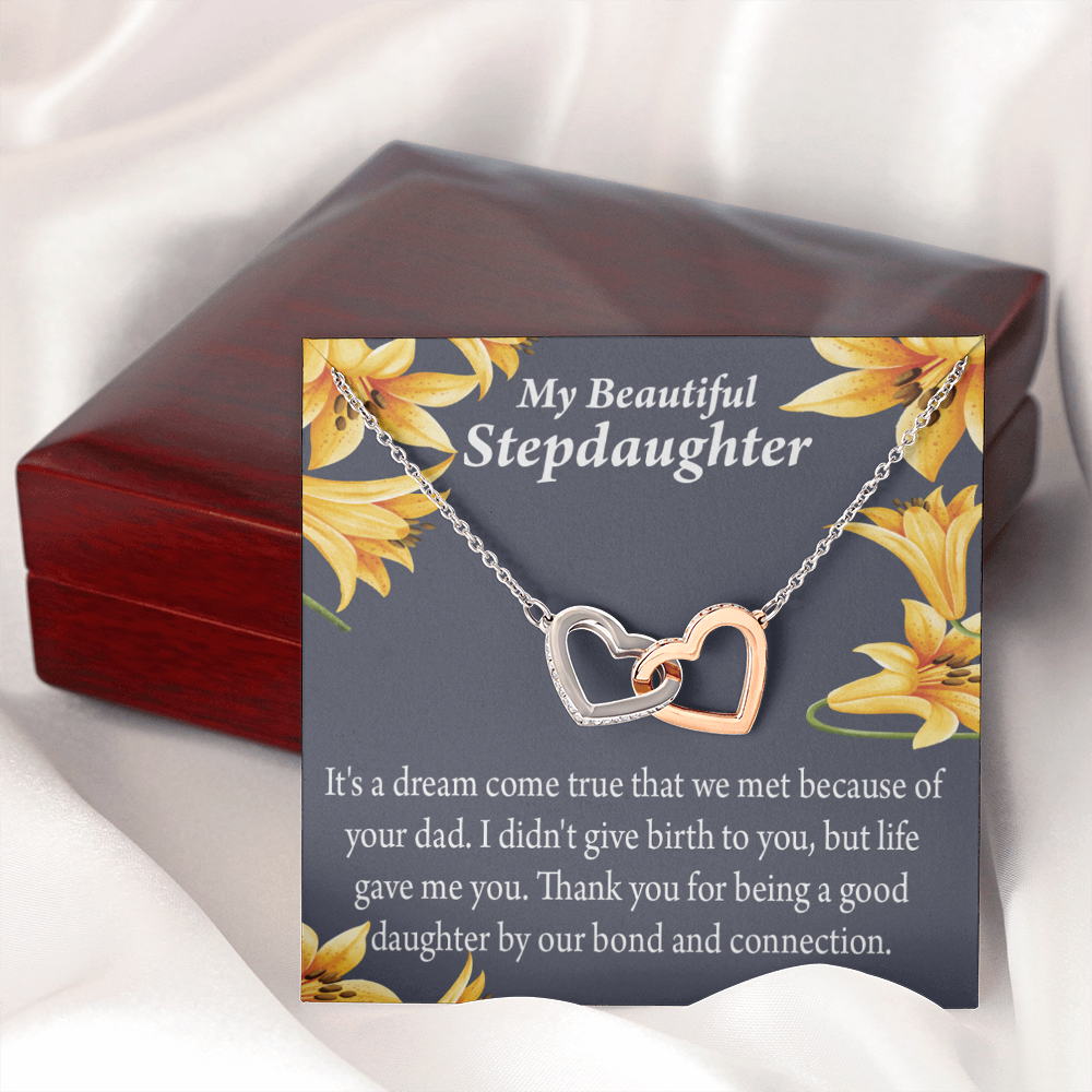 To My Stepdaughter Life's Gift Inseparable Necklace-Express Your Love Gifts