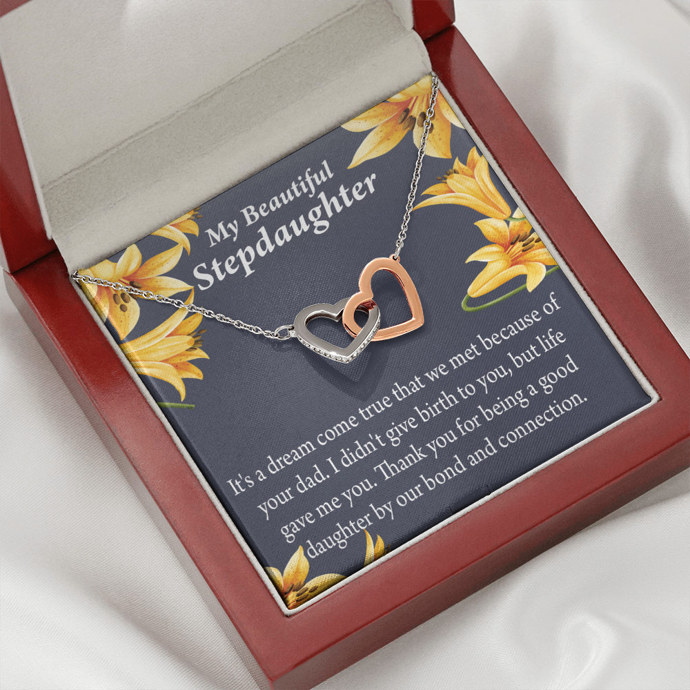 To My Stepdaughter Life's Gift Inseparable Necklace-Express Your Love Gifts