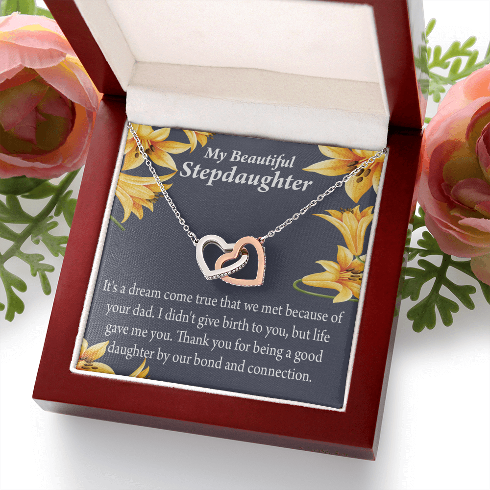 To My Stepdaughter Life's Gift Inseparable Necklace-Express Your Love Gifts