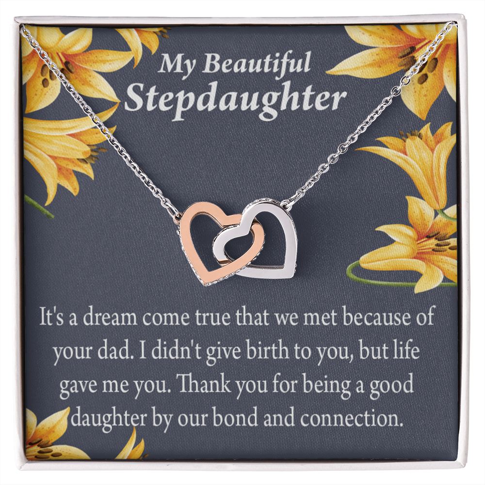 To My Stepdaughter Life's Gift Inseparable Necklace-Express Your Love Gifts