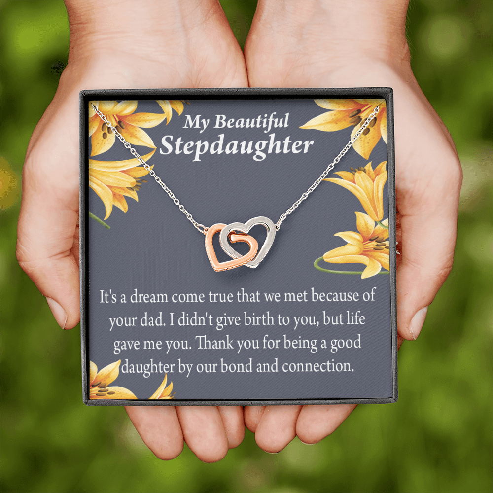 To My Stepdaughter Life's Gift Inseparable Necklace-Express Your Love Gifts