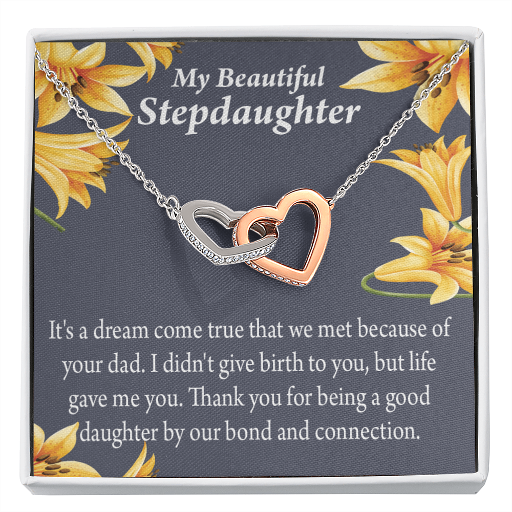 To My Stepdaughter Life's Gift Inseparable Necklace-Express Your Love Gifts