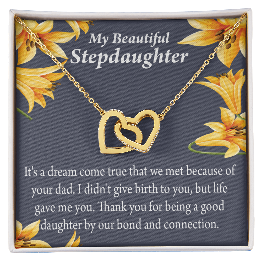 To My Stepdaughter Life's Gift Inseparable Necklace-Express Your Love Gifts