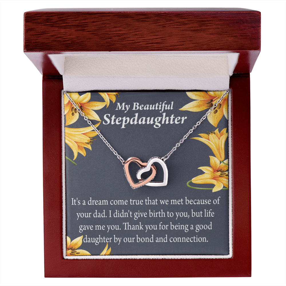 To My Stepdaughter Life's Gift Inseparable Necklace-Express Your Love Gifts