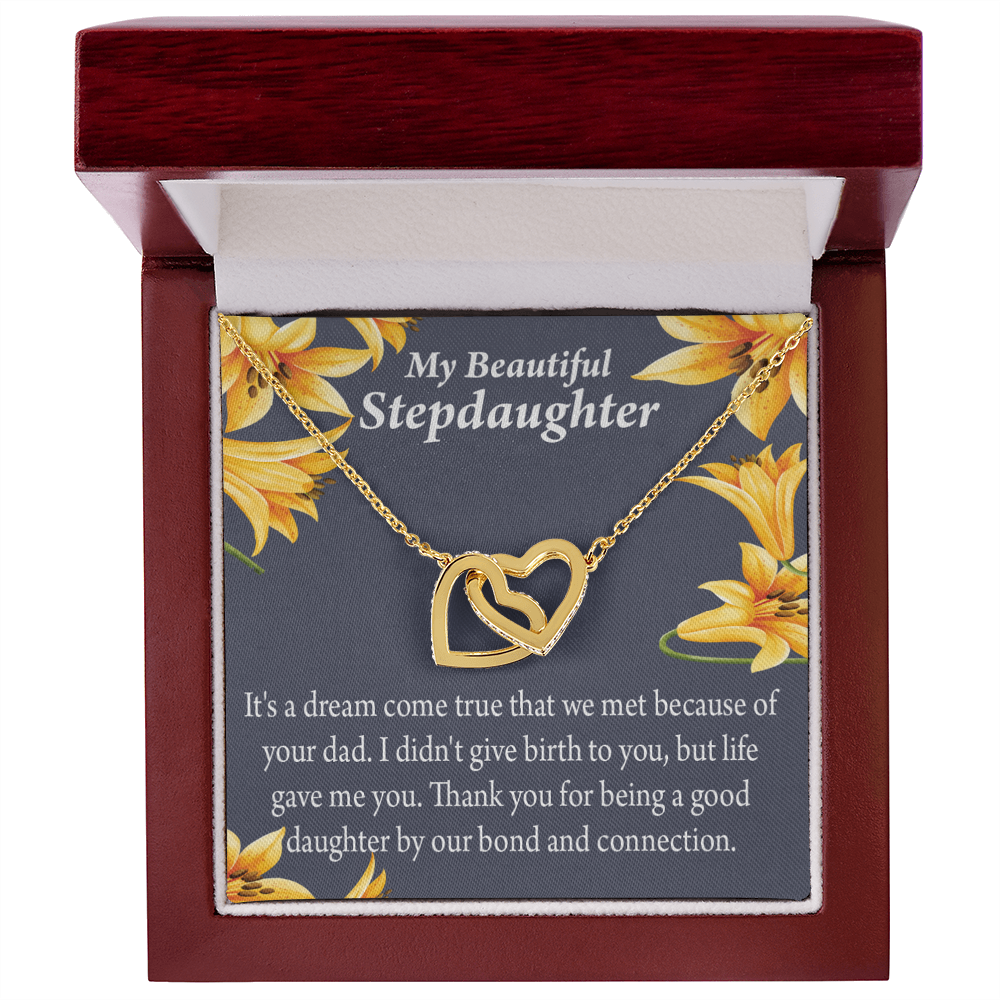 To My Stepdaughter Life's Gift Inseparable Necklace-Express Your Love Gifts