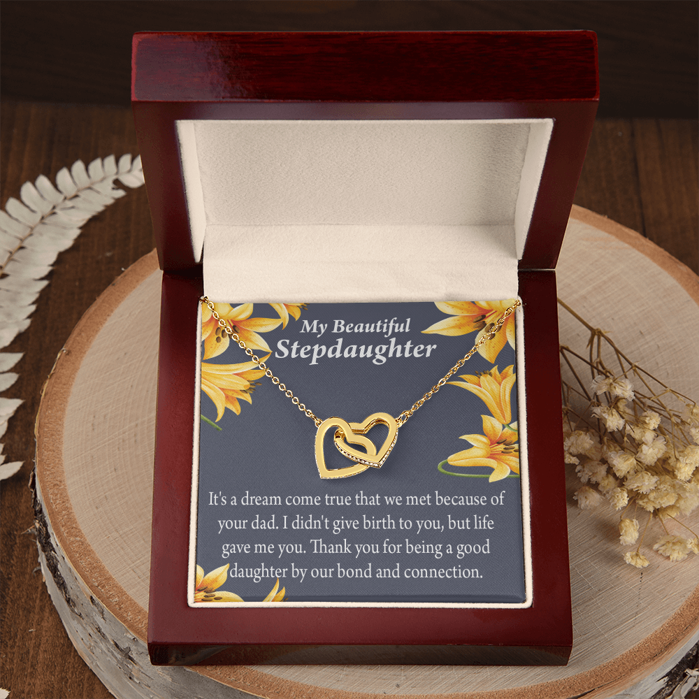 To My Stepdaughter Life's Gift Inseparable Necklace-Express Your Love Gifts